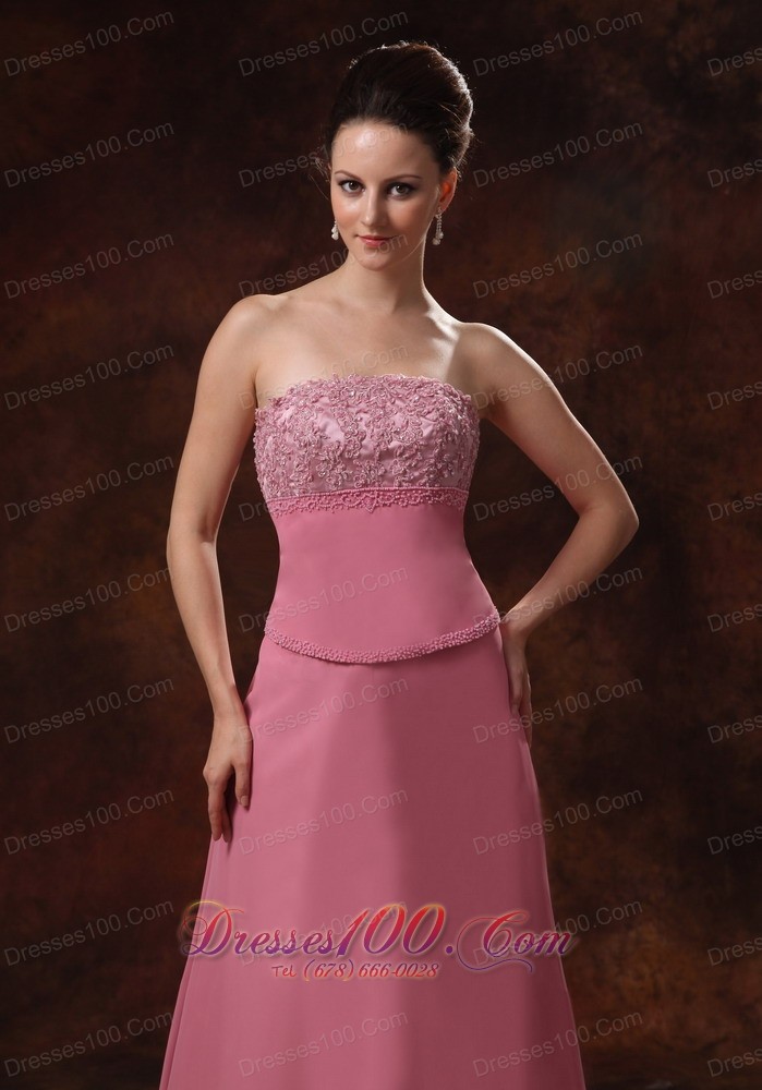 With Coat Appliques Chiffon Mother Of The Bride Dress