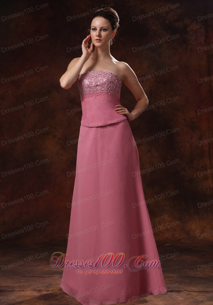 With Coat Appliques Chiffon Mother Of The Bride Dress