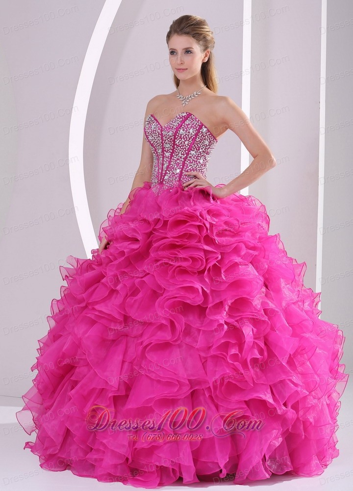 Sweetheart Rhinestone Decorate Uo Bodice Quinceanera Dress