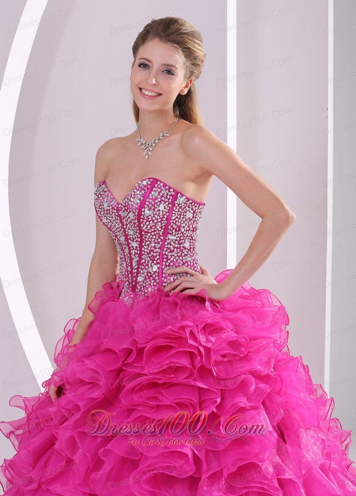 Sweetheart Rhinestone Decorate Uo Bodice Quinceanera Dress