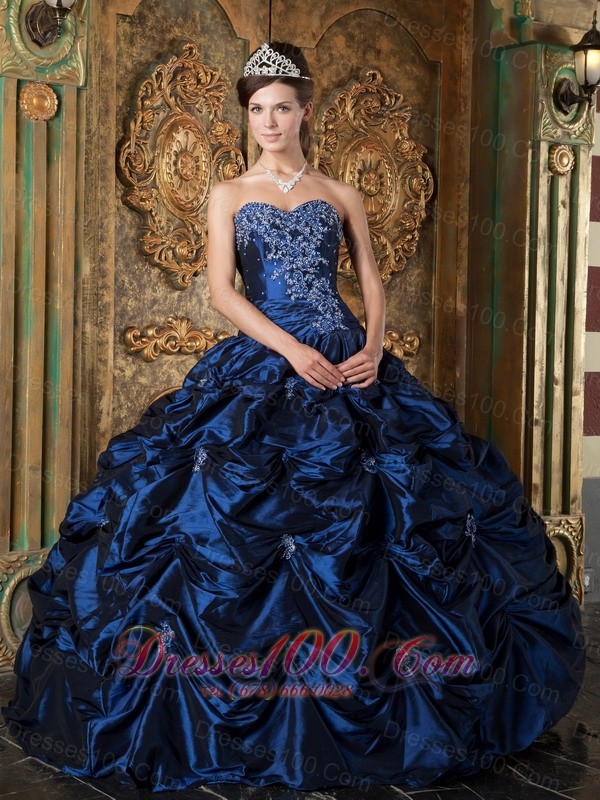 Sweetheart Pick-ups Beading Dress for Quinceanera