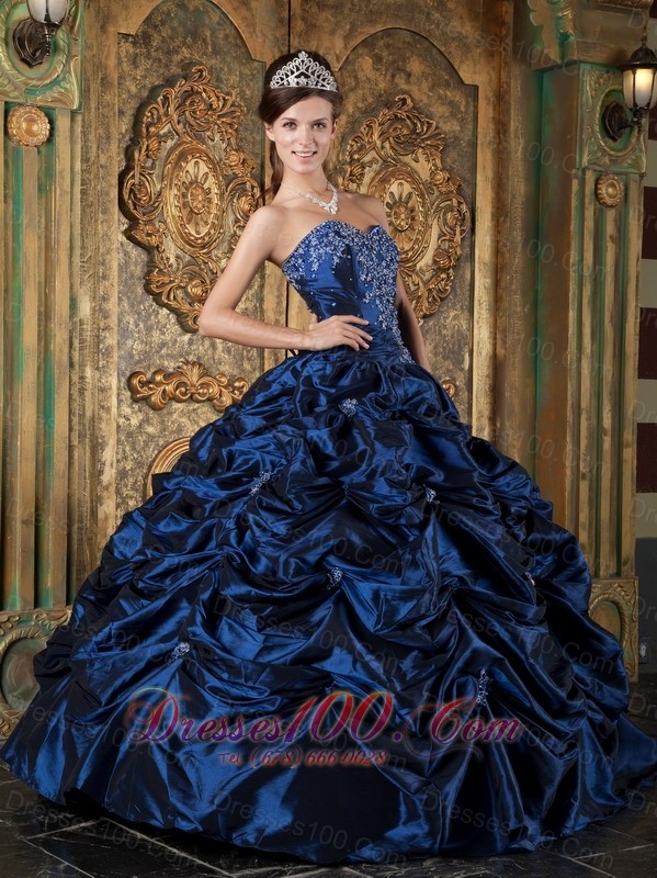 Sweetheart Pick-ups Beading Dress for Quinceanera