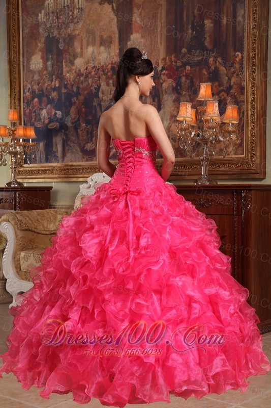 Red Sweetheart Floor-length Quinceanera Dress Under 200
