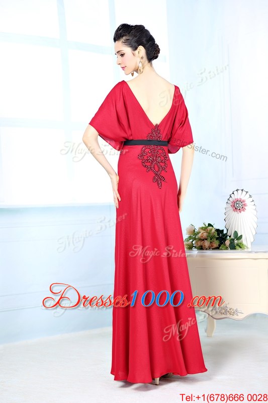 Sleeveless Beading Zipper Dress for Prom