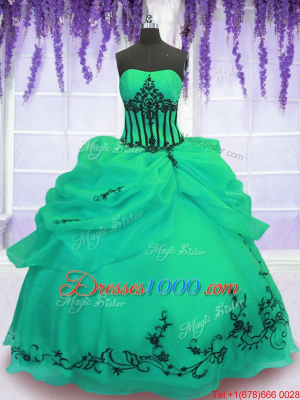 Spectacular Red Quinceanera Gown Military Ball and Sweet 16 and Quinceanera and For with Beading and Bowknot Strapless Sleeveless Lace Up