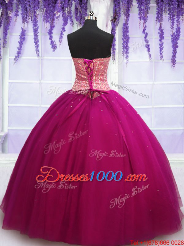 Sweet 16 Quinceanera Dress Military Ball and Sweet 16 and Quinceanera and For with Ruffles and Sequins Sweetheart Sleeveless Lace Up