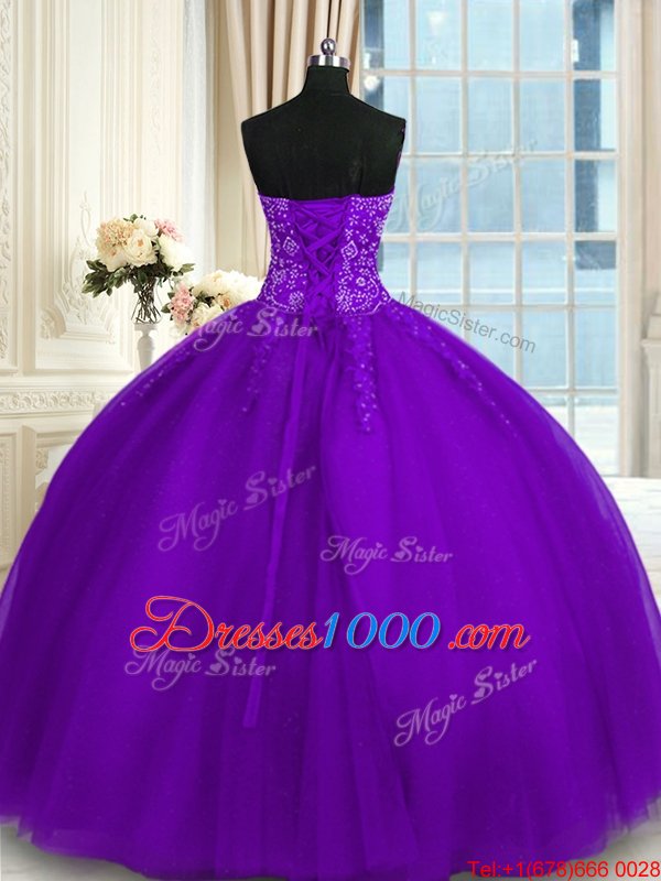 Graceful Yellow Green Ball Gowns Beading and Ruffles Sweet 16 Dresses Lace Up Organza Sleeveless Floor Length