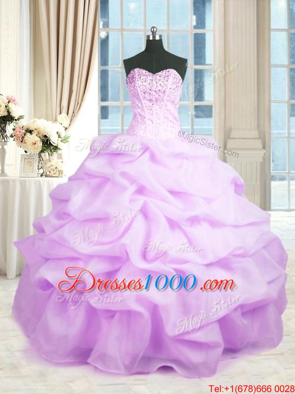 Inexpensive Rose Pink Sweetheart Lace Up Beading and Ruffles 15 Quinceanera Dress Sleeveless