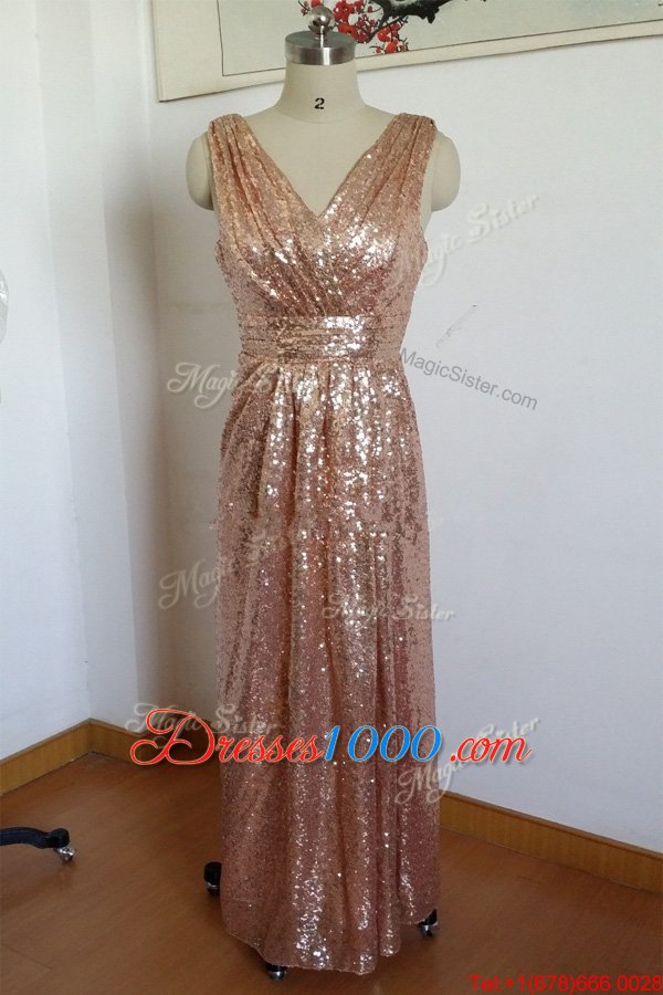 Sleeveless Pleated Lace Up Juniors Evening Dress